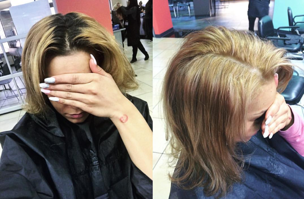 beauty school hair
